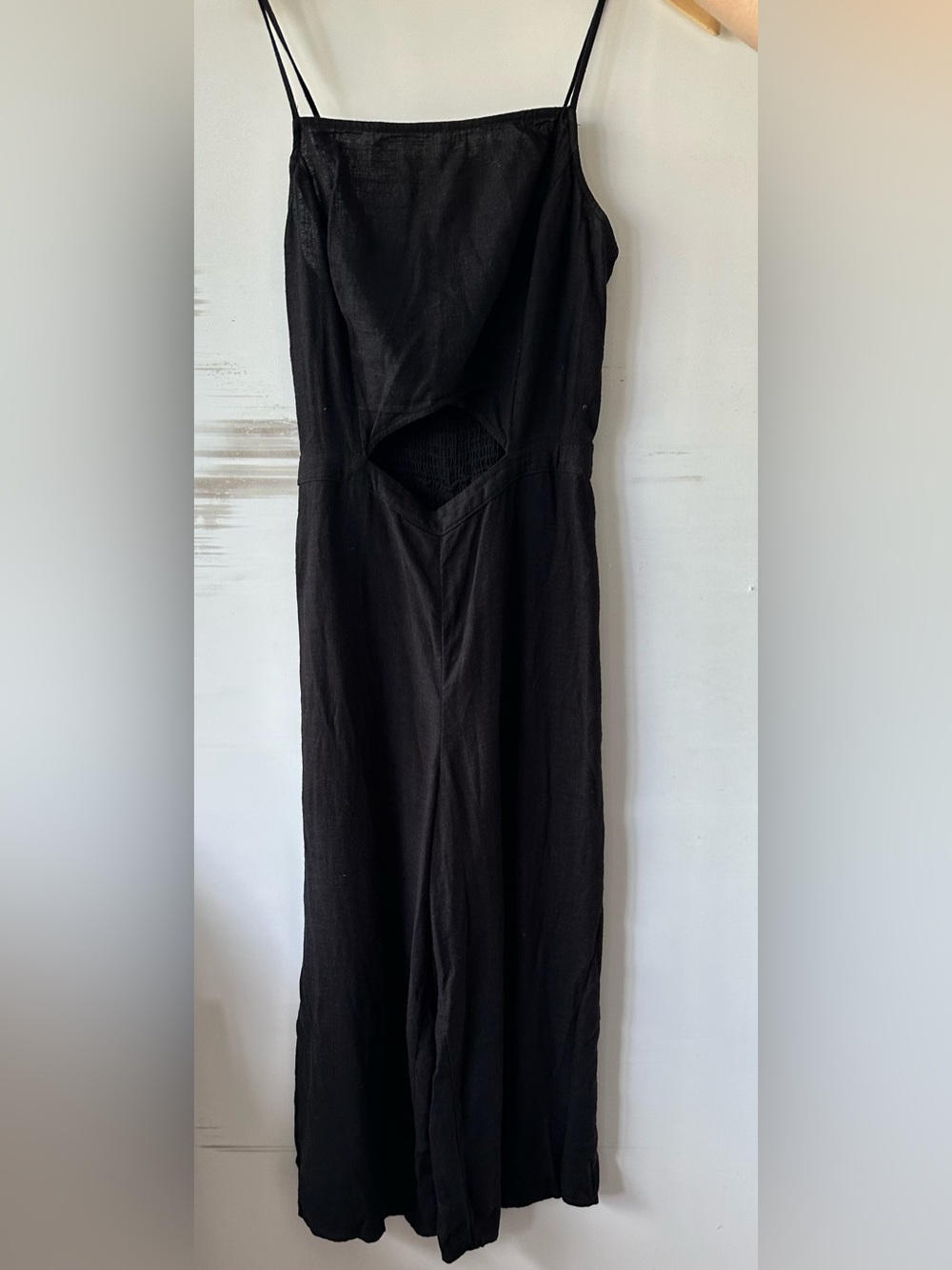 Hollister Black Cutout Wide-Leg Jumpsuit